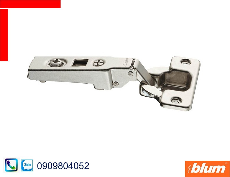 Bản lề giảm chấn Blum 71M2550 trùm ngoài góc 100 độ màu nickel