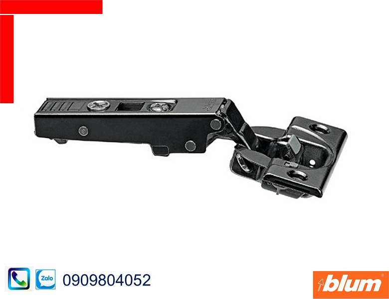 Bản lề giảm chấn Blum 75B1550 trùm ngoài góc mở 107 độ màu đen