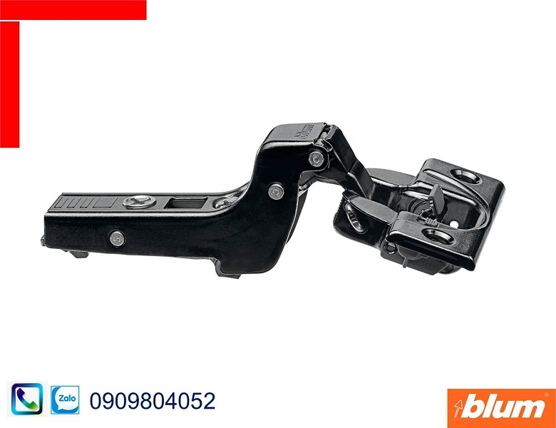 Bản lề giảm chấn Blum 75B1750 lọt lòng góc mở 107 độ màu đen