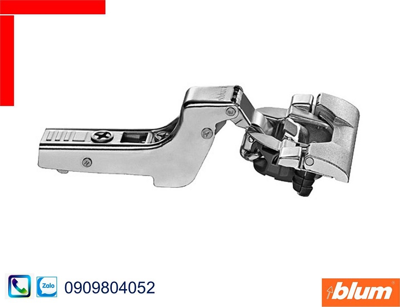 Bản lề giảm chấn Blum 75B1750 lọt lòng góc mở 107 độ màu nickel