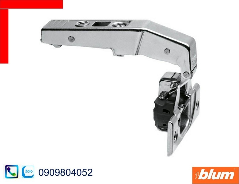 Bản lề giảm chấn Blum 79B9550 lọt lòng cho góc mù 95 độ màu nickel