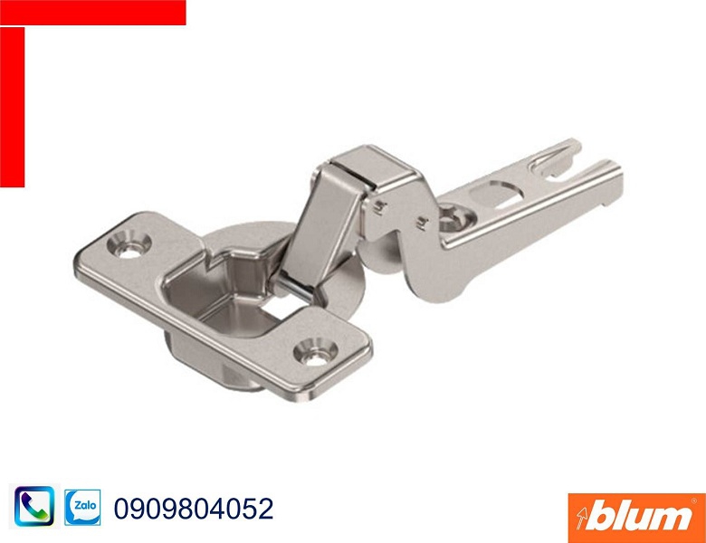 Bản lề tủ Blum 91M2750 lọt lòng góc mở 100 độ màu nickel