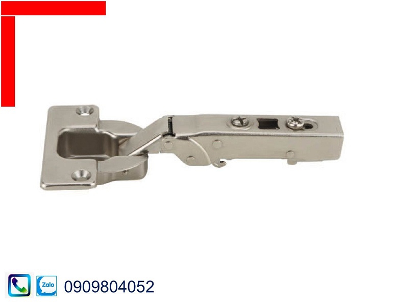 Bản lề giảm chấn Hafele 315.08.850 cho gỗ dày trùm ngoài màu trắng