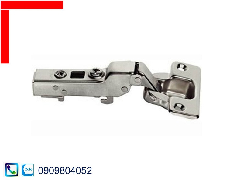 Bản lề giảm chấn Hafele 315.08.851 cho gỗ dày trùm nửa màu trắng