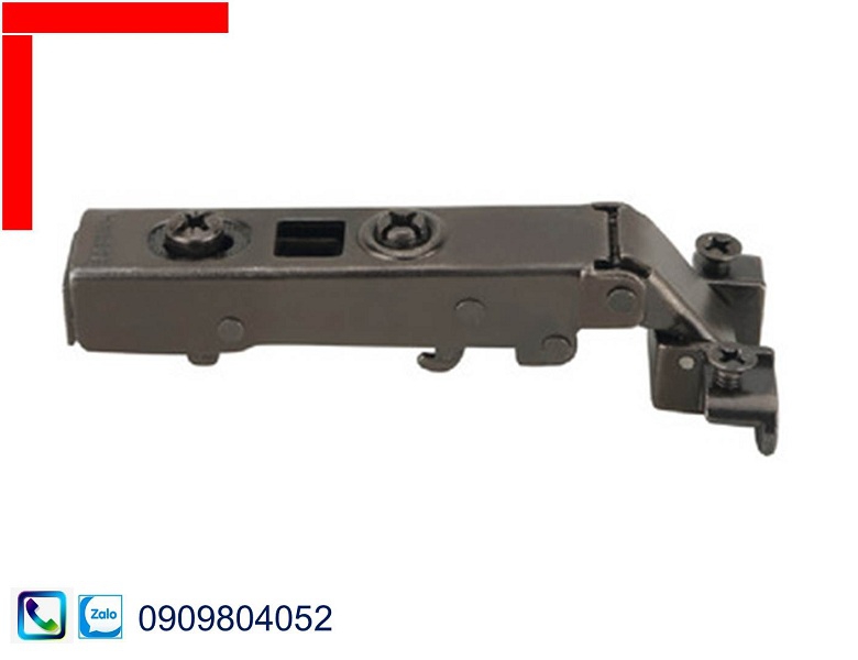 Bản lề giảm chấn Hafele 315.26.710 cho cửa khung nhôm trùm ngoài màu đen