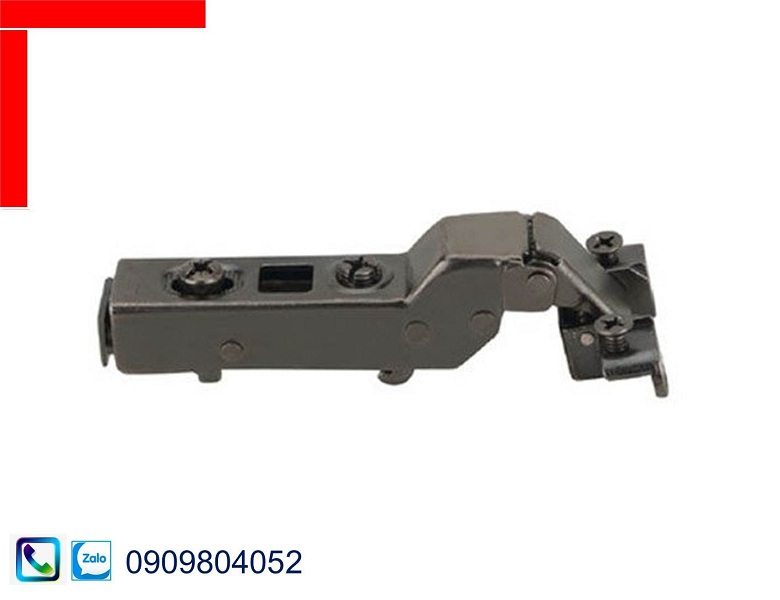 Bản lề giảm chấn Hafele 315.26.711 cho cửa khung nhôm trùm nửa màu đen