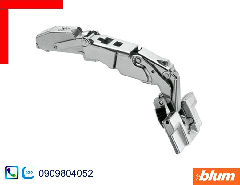 Bản lề tủ Blum 70T7550.TL trùm ngoài cho cửa dùng tip-on màu nickel