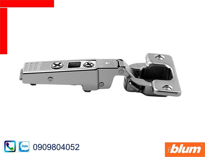 Bản lề tủ Blum 74T1550.TL trùm ngoài cho cửa dùng tip-on màu nickel