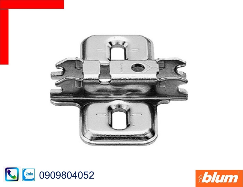 Đế bản lề Blum 173L6100 không ốc điều chỉnh chiều cao