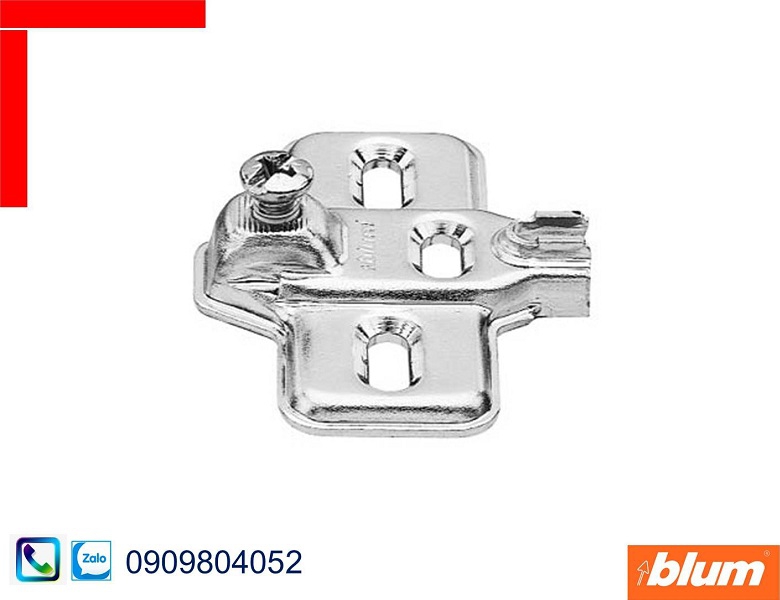 Đế bản lề Blum 193L6100 lắp trượt màu nickel