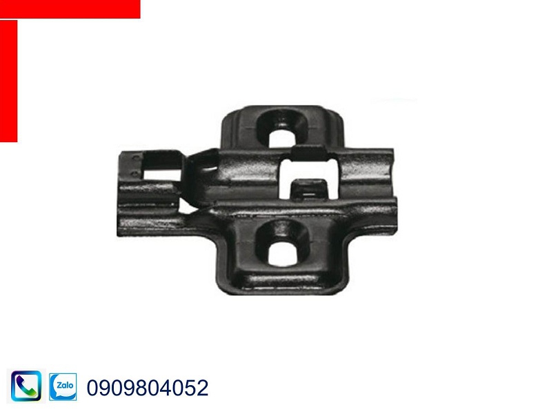 Đế bản lề Hafele 306.00.005 đế bắt vít màu đen