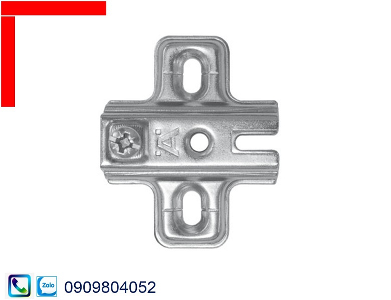 Đế bản lề không giảm chấn, gài trượt 311.01.080