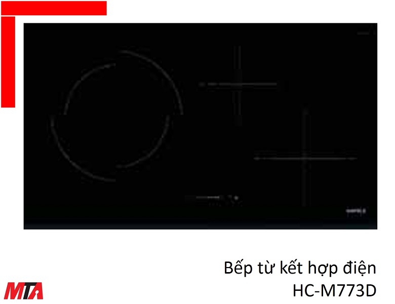 Bếp từ kết hợp điện Hafele HC-M773D MSP 536.61.705 với 3 vùng nấu