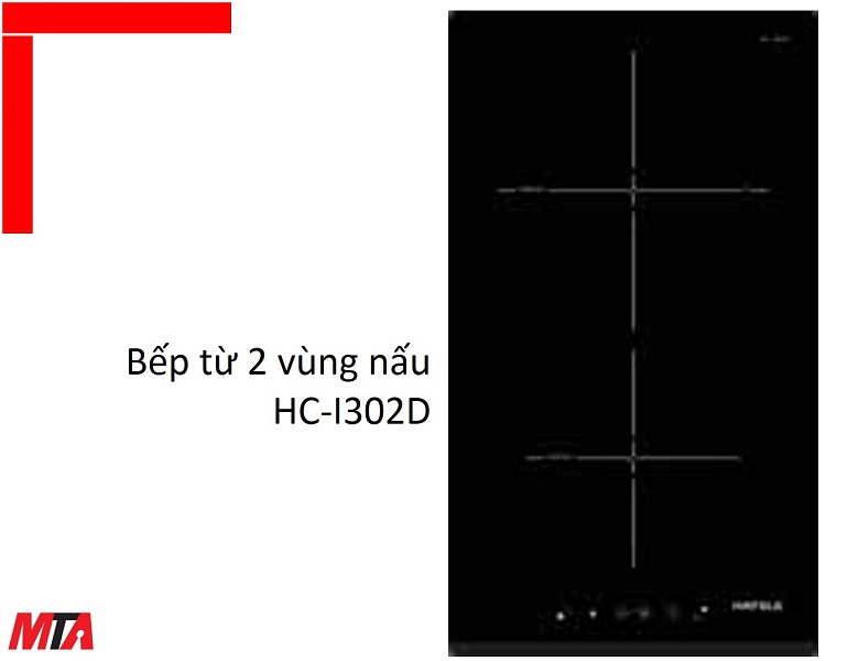 Bếp từ Hafele HC-I302D MSP 536.01.900 với 2 vùng nấu