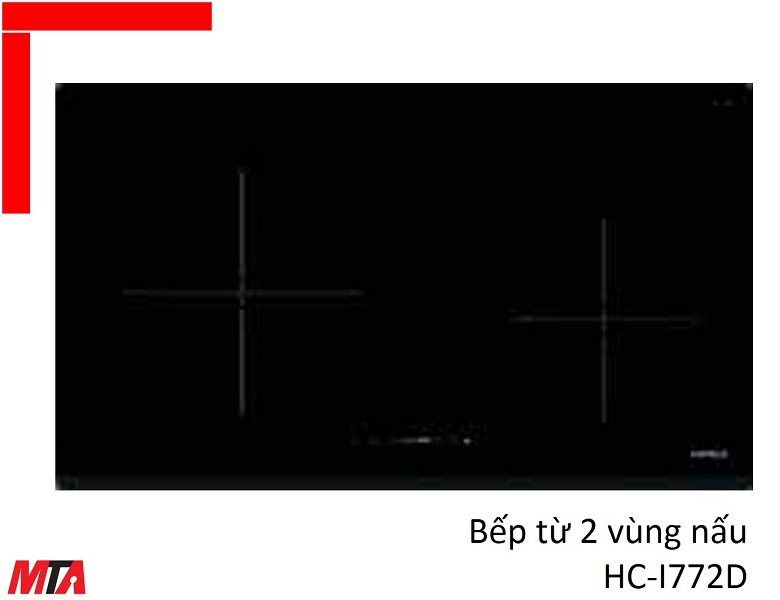 Bếp từ Hafele HC-I772D MSP 536.61.645 với 2 vùng nấu