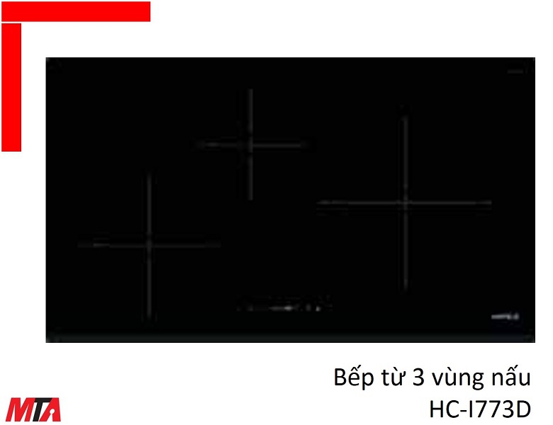 Bếp từ Hafele HC-I773D MSP 536.61.905 với 3 vùng nấu