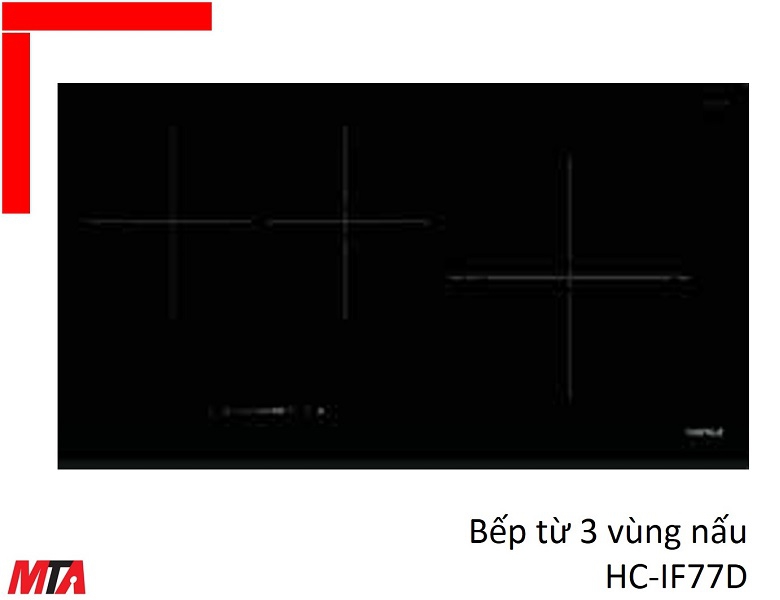 Bếp từ Hafele HC-IF77D MSP 536.61.665 với 3 vùng nấu