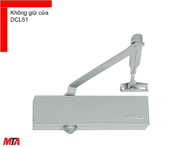 Tay đẩy hơi Hafele DCL51 MSP 931.84.829 cửa rộng 1250mm năng 100 kg không giữ cửa