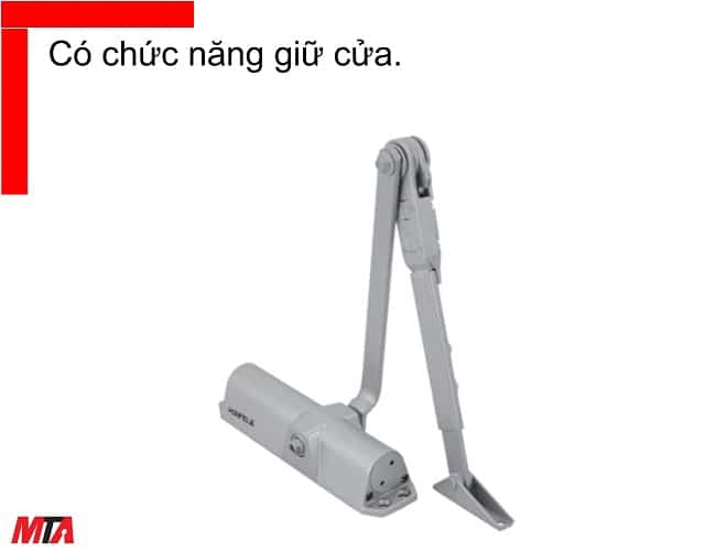 Thiết bị đóng cửa tự động hafele 931.77.119 cửa rộng 1100mm năng 80 kg có chức năng giữ cửa