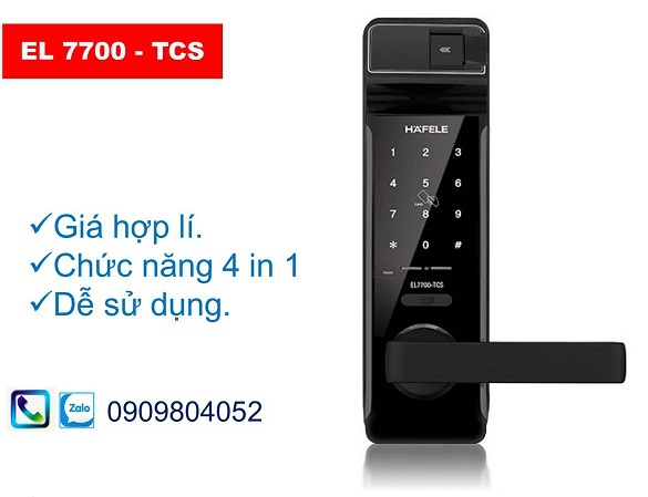 Khóa vân tay Hafele EL7700 912.20.561 thân lớn