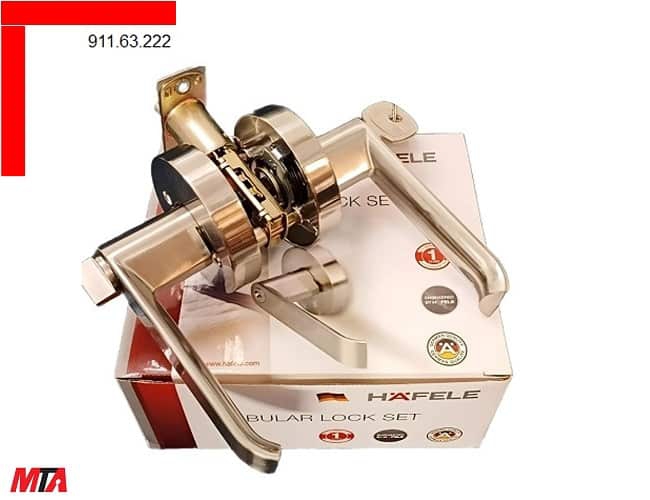 Khóa cửa Hafele tròn gạt cho cửa phòng  911.63.222