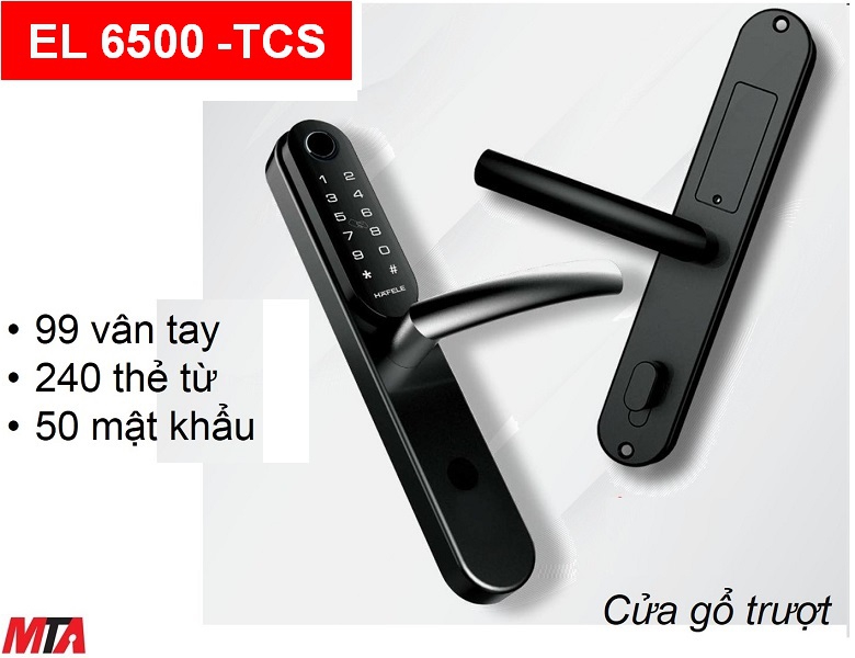 Khóa vân tay hafele EL6500 TCS 912.20.130 cho cửa trượt gổ đố nhỏ