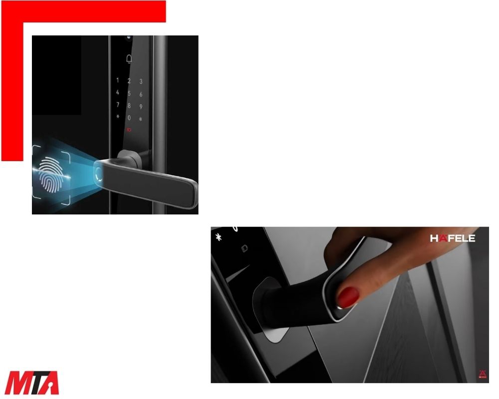 Khóa điện tử Hafele Zenith ML2501W 499.21.225 – tích hợp camera, đàm thoại video 2 chiều