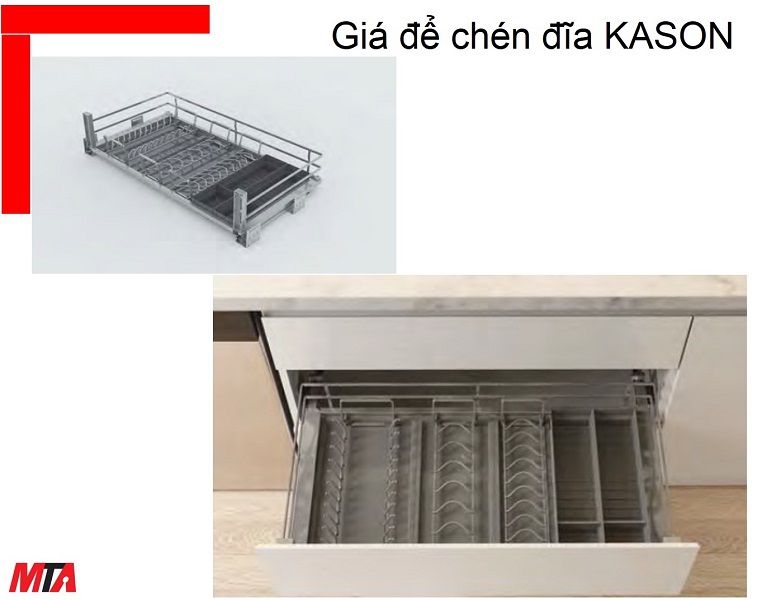 Kệ úp chén Hafele Kosmo 549.08.888 KASON FLEX tủ rộng 900mm