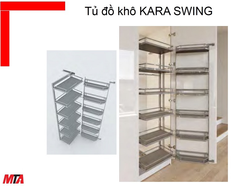 Tủ đồ khô Hafele Kosmo 548.65.842 Kara Swing tủ rộng 450mm