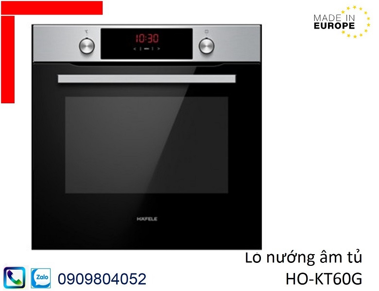 Lò nướng âm tủ Hafele HO-KT60G MSP 535.62.601 dung tích 77 lít