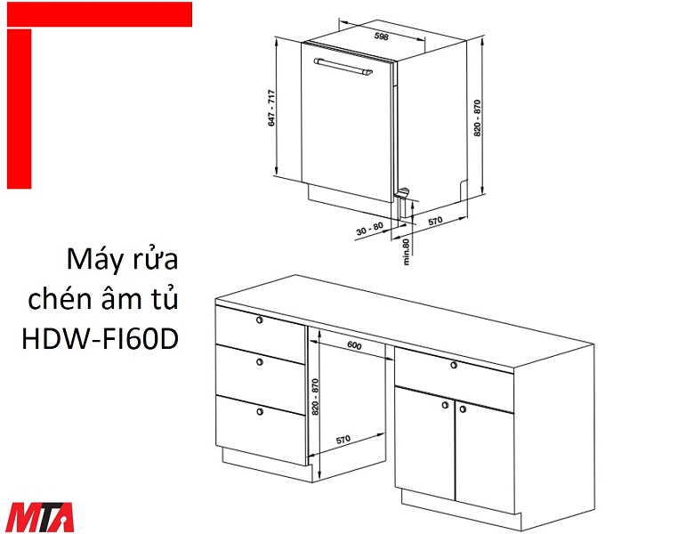 Máy rửa chén âm tủ hafele HDW-FI60D MSP 533.23.320