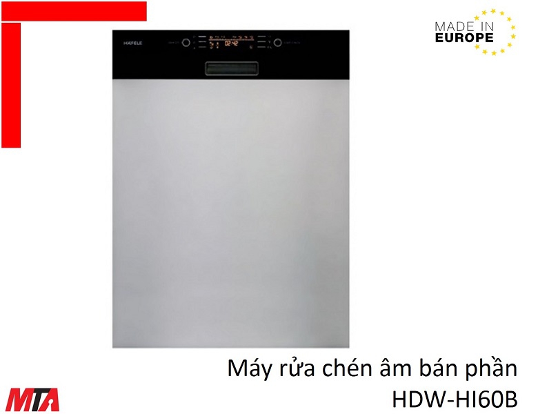 Máy rửa chén hafele HDW-HI60B MSP 533.23.210 âm bán phần