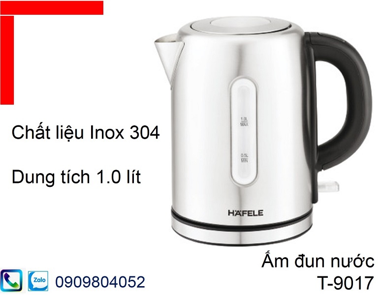 Ấm đun nước Hafele T-9017 MSP 535.43.730