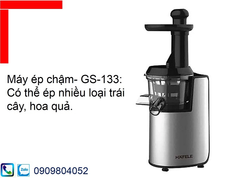 Máy ép chậm Hafele GS-133 MSP 535.43.087