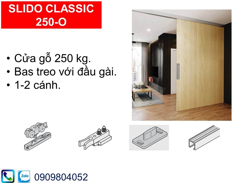 Phụ kiện cửa lùa hafele 250-O (250kg) 942.34.003