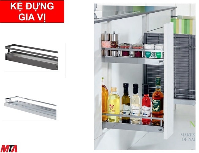 Kệ gia vị hafele 549.24.620 màu ...