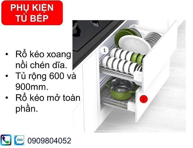 Rổ kéo úp xoong nồi Hafele ...