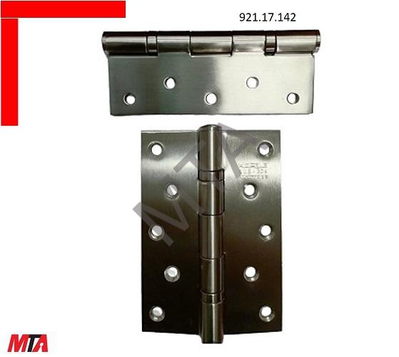 Bản lề lá Hafele 921.17.142 vật liệu inox 304 mạ inox mờ dài 1 tất