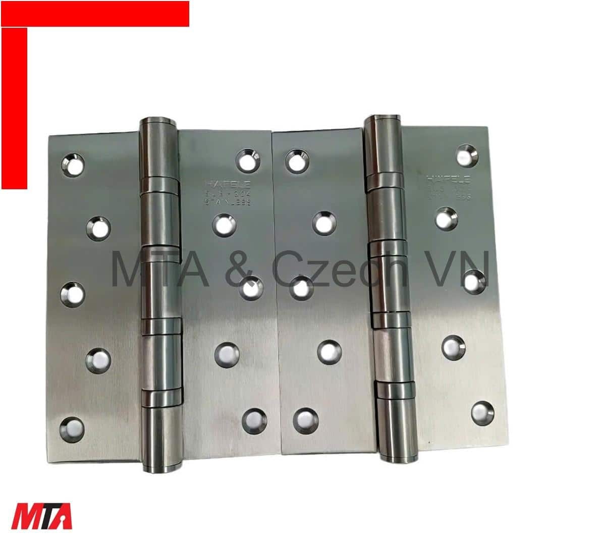 Bản lề lá 4 bi inox mờ Hafele 926.25.505