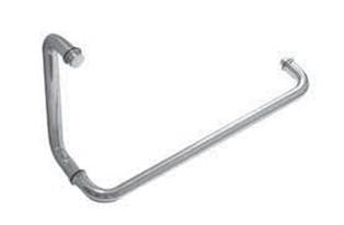 Tay nắm kéo L cửa kính phòng tắm màu Inox mờ hafele 903.04.151